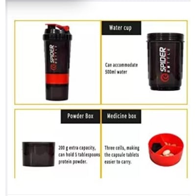 Picture of Gym Water Bottle 3 in 1