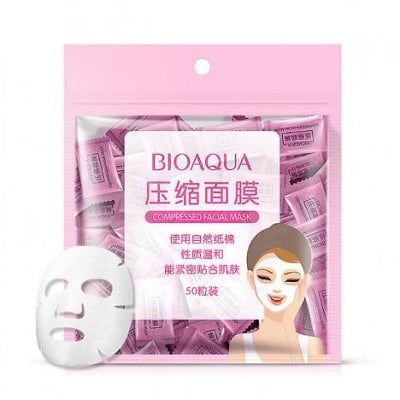 Picture of Bioaqua Compressed Dry Sheet Mask (50Pcs)-White