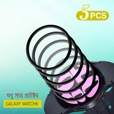Picture of Samsung Galaxy Watch6 40mm Smart Watch Full Coverage Plastic Screen Protector (5 Pcs)