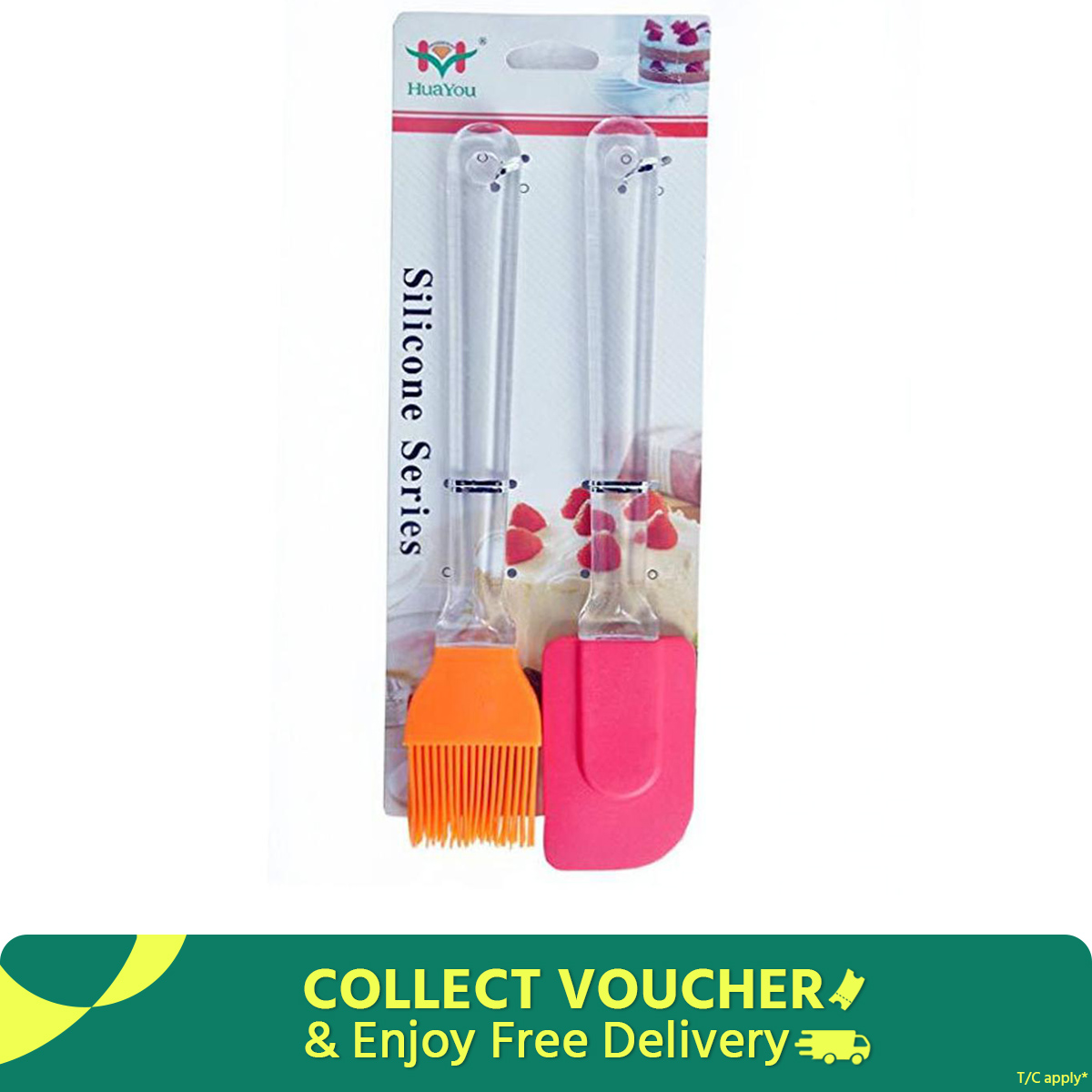 Picture of 2 Pieces Silicone Oil Brush - Hi Quality Best -Multicolor