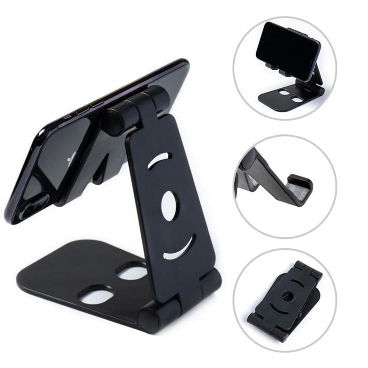 Picture of Universal Mobile Phone Holder Folding Portable BracKet For Office or Home use -Black
