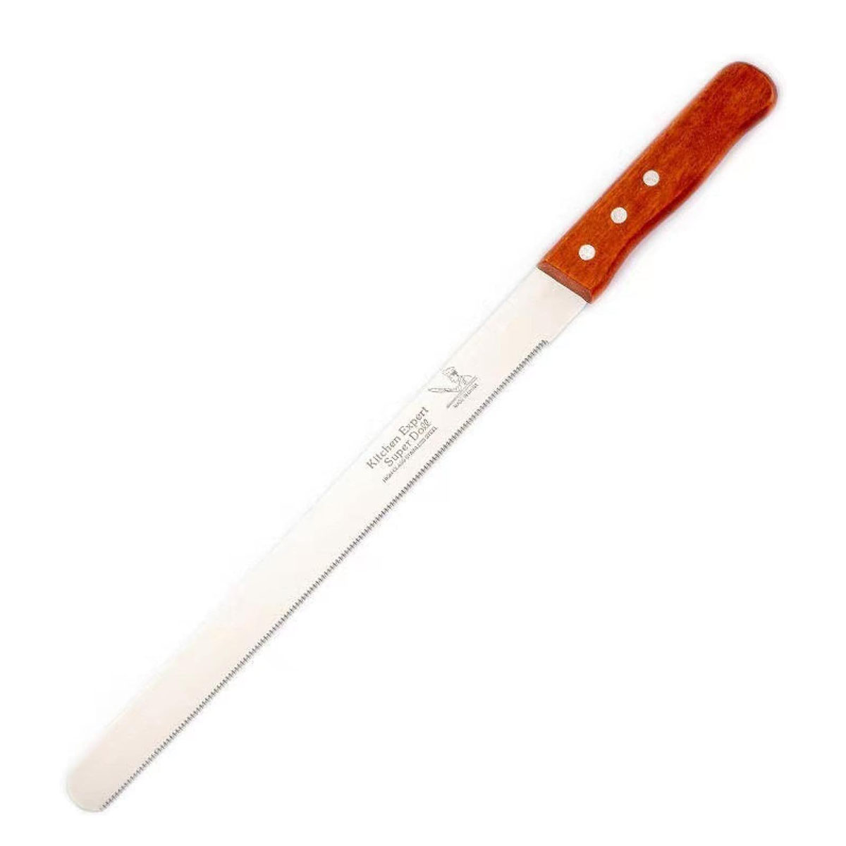 Picture of Stainless Steel Bread Cutter Knife - Ensures Consistent and Professional Slices - Safe and Easy -Multicolor