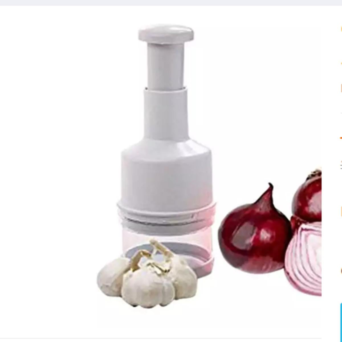 Picture of Onion, Garlic and Vegetable Chopper - White -White