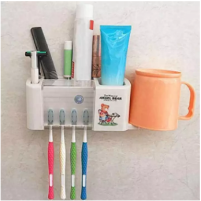 Picture of The Angel Bear Tooth Brush Holder -White