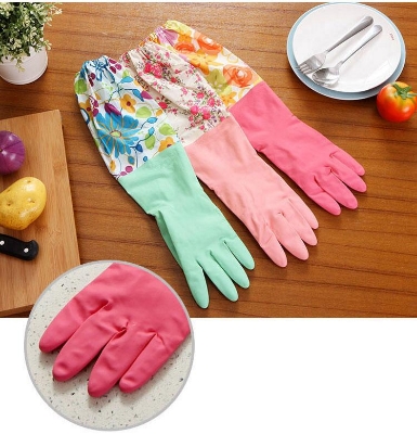 Picture of Half Hand Kitchen Gloves One Pair - -Multicolor