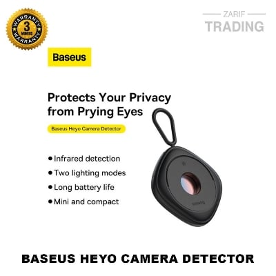 Picture of Baseus Heyo Camera Detector Mini Travel Hotel Hidden Camera Finder Spy Camera Infrared Detector (Black)