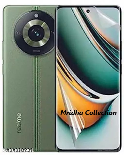 Picture of 3in1 Protector Combo Pack for Realme 11 Pro 5G (Front Hydrogel Screen Protector Poly+Back Hydrogel Poly Protector+9h Camera Lens Protector)