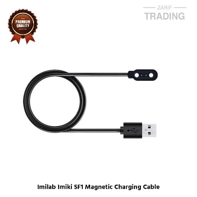 Picture of Imilab Imiki SF1 Magnetic Charging Cable High Quality USB Charger Cable USB Charging Cable Dock Bracelet Charger for Imilab Imiki SF1 Smart Watch (Black)