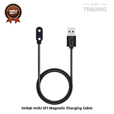 Picture of Imilab Imiki SF1 Magnetic Charging Cable High Quality USB Charger Cable USB Charging Cable Dock Bracelet Charger for Imilab Imiki SF1 Smart Watch (Black)