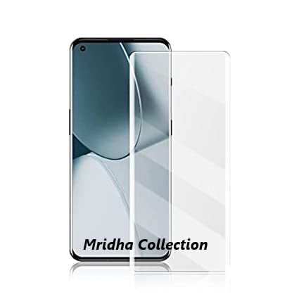Picture of Realme 10 Pro+ 5G / Realme 10 Pro Plus 5G (A+ GRADE) Premium UV Tempered Glass Screen Protector Curved with Liquid Glue and UV Light -Transparent Clear