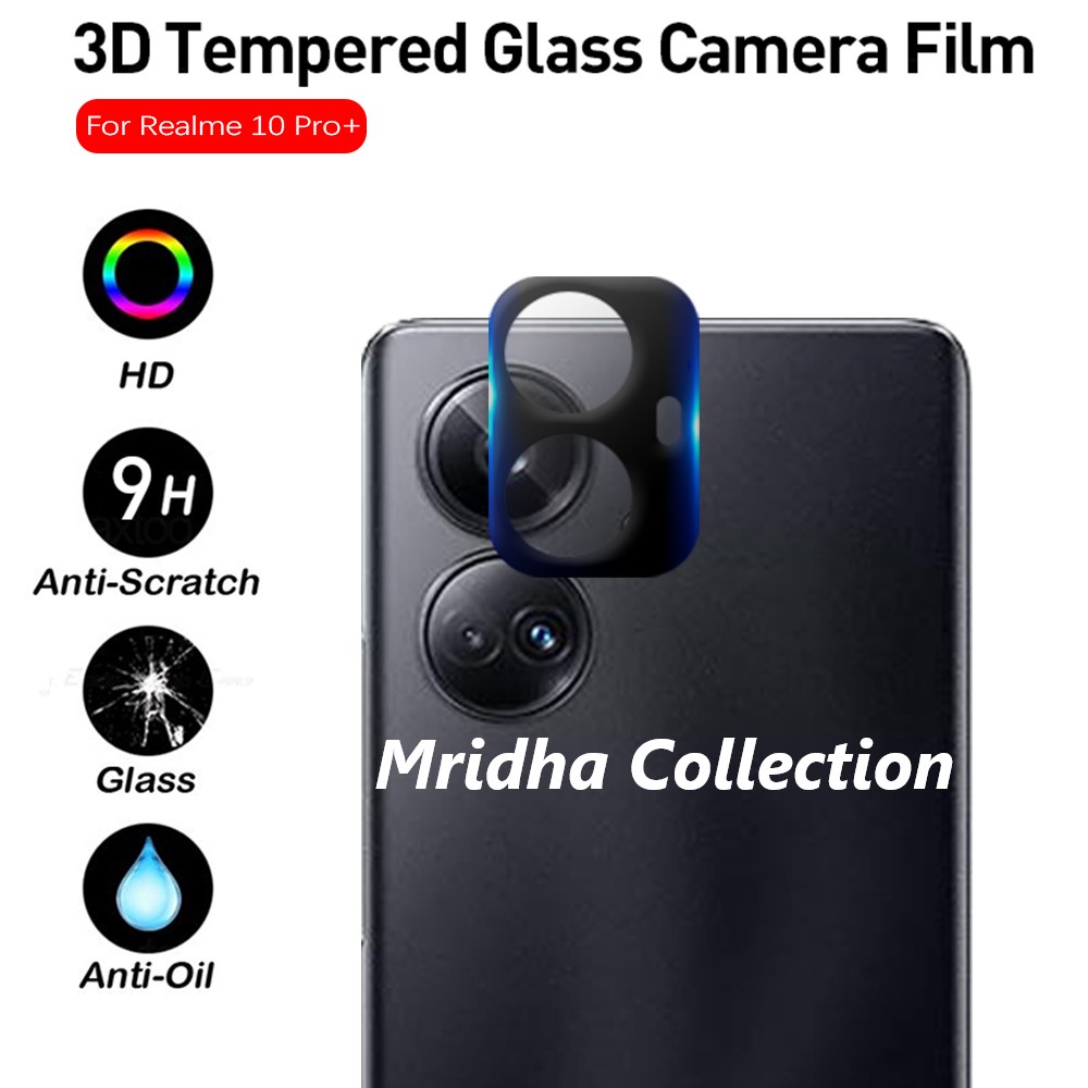 Picture of 2in1 Protector Combo Pack for Realme 10 Pro+ 5G / Realme 10 Pro Plus 5G (A+ GRADE) UV Glass Screen Protector+9h Camera Glass Protector