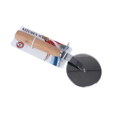 Picture of Pizza Cutter - Silver Wood -Silver