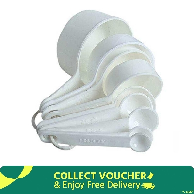Picture of Measerment Cup Set 9 piece set - White -White