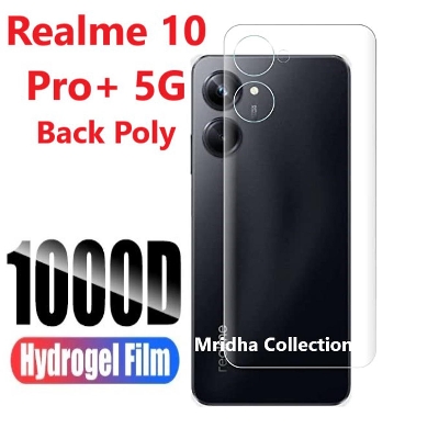 Picture of Realme 10 Pro+ 5G / Realme 10 Pro Plus 5G TPU Protective Film Hydrogel Back Poly Protector Screen Protector Anti-Shatter / High Definition (Back Poly)