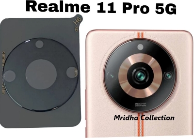 Picture of Realme 11 Pro 5G Back 9H Full Camera Lens Protector Rear 9H 3D Camera Lens Protector,Upgraded HD,Clear Scratch Resistant [With Photo Friendly Flash Cut]