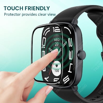 Picture of Haylou RS5 Protector Smart Watch Full Coverage Plastic Screen Protector (Black)