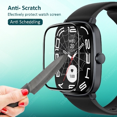 Picture of Haylou RS5 Protector Smart Watch Full Coverage Plastic Screen Protector (Black)