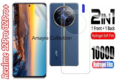 Picture of 2in1 Protector Combo Pack for Realme 12 Pro 5G (Front Hydrogel Protector Poly+Back Hydrogel Protector Poly)