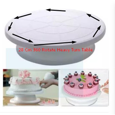 Picture of Turn Table - White 360 Rotate 28 Cm Size Heavy non Slip -White