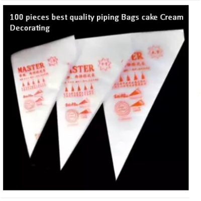 Picture of 100pcs Plastic Piping Bags Cake Cream Decorating