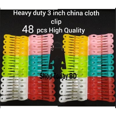 Picture of Heavy Duty Cloth Clip 48 pcs Set High Quality China -Multicolor