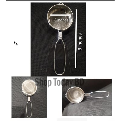 Picture of Strainer / Chakni  (multi purpose seive Use) 8 Inches -Silver