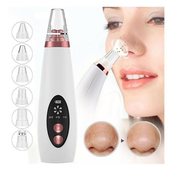 Picture of Black Head Remover Device for Men & Women,Electric Vacuum Blackhead Remover White