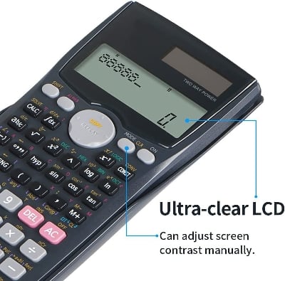 Picture of Fx-991MS C-T Plus Scientific Calculator For Students Black