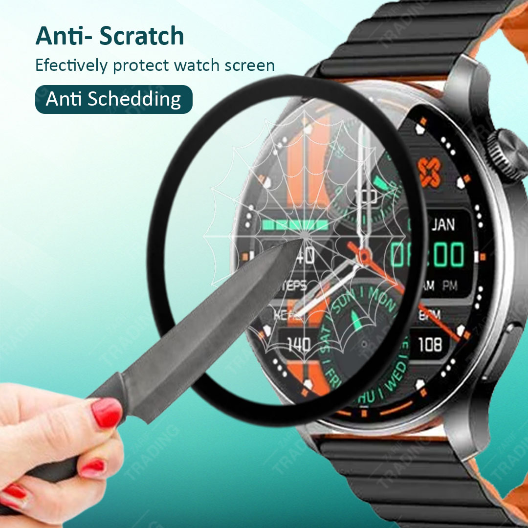 Picture of XINJI NOTHING 3 Smart Watch Full Coverage Plastic Screen Protector (3 Pcs Bundle)