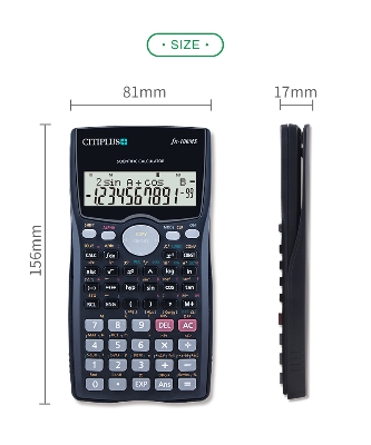 Picture of Scientific Calculator Fx-100MS For Students C-T PLUS Black