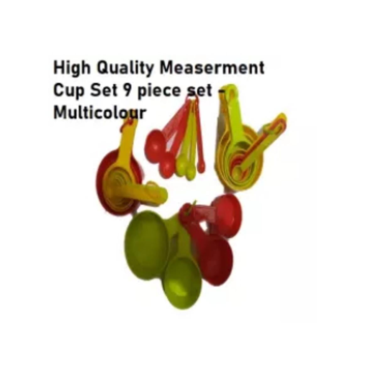 Picture of High Quality Measerment Cup Set 9 piece set Multicolour -Multicolor