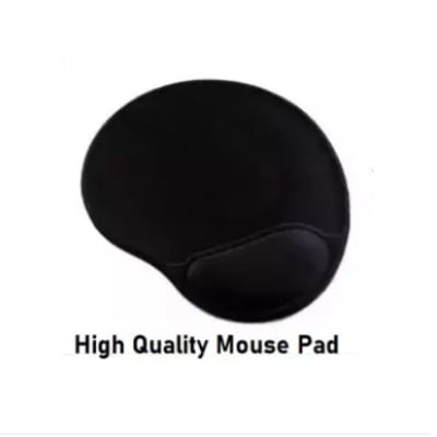 Picture of Gel Mouse Pad - Black -Black