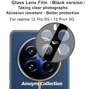 Picture of 2in1 Protector Combo Pack for Realme 12 Pro 5G (A+ GRADE) UV Glass Screen Protector+9h Camera Glass Protector
