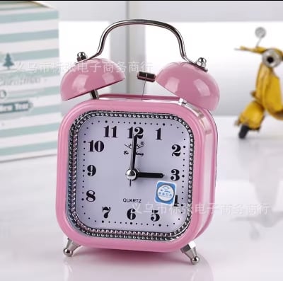 Picture of SQUARE Shape Bell Table Size Alarm Clock 