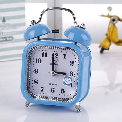 Picture of SQUARE Shape Bell Table Size Alarm Clock 