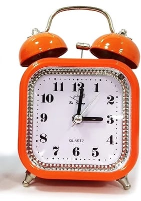 Picture of SQUARE Shape Bell Table Size Alarm Clock 