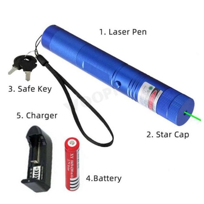 Picture of Green Laser Pointer With Box – Rechargeable, Adjustable Focus, Professional Laser Light Multicolor