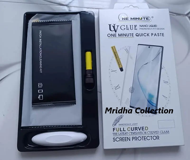 Picture of Realme 11 Pro + 5G / Realme 11 Pro Plus 5G (A + Grade) Premium UV Temped Glass Protector Liquid Clean with Liquid and UV Lite