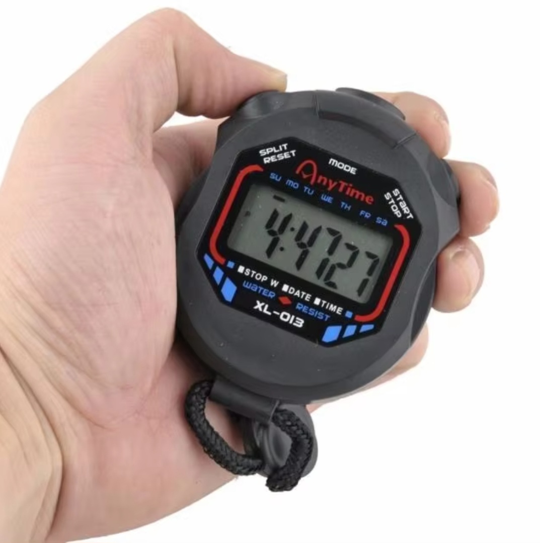 Picture of XL-013 Digital Timer Multifunctional Electronic Sports Stopwatch with Large Handheld Sports Trainer Fitness Trainer and Referee Black