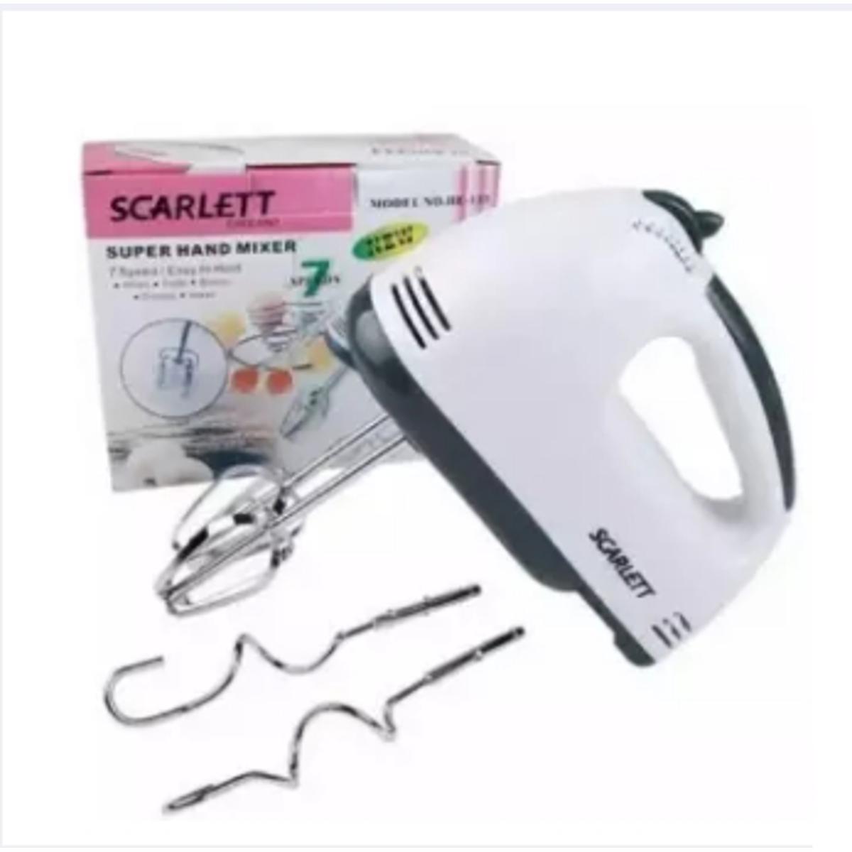 Picture of Electric Egg Beater/Scarlett Electric Egg Beater cake cream and hand Mixer -Silver