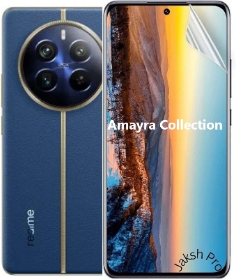 Picture of 2in1 Protector Combo Pack for Realme 12 Pro 5G (Front Hydrogel Screen Protector Poly+Camera Lens Protector)