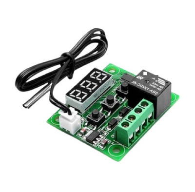 Picture of W1209 Incubator Temperature Controller DC 12V 10A Relay Three Digit RED LED Tube Blue
