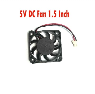 Picture of JD-4007S5L2 5V DC Fan Low Price High Quality 5V Fan 40x40x07mm 5V COOLING Fan 1.5 Inch Cooling Fan 5V DC Fan Sleeve Bearing Lower Noise Level Brushless DC Axial Fans 4007 40mm Mini Fans Black