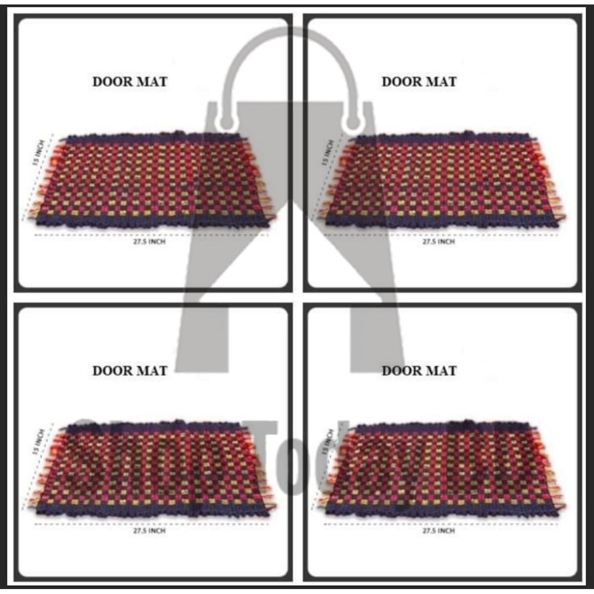 Picture of Door Mat Cotton 4 pcs -Multicolor