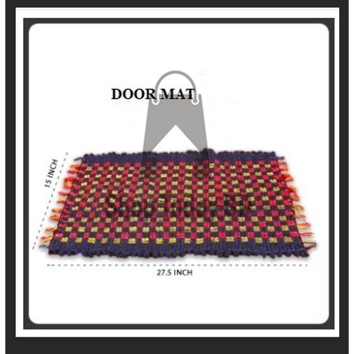 Picture of Cotton Door Mat 1pc Durable Non-Slip -Multicolor