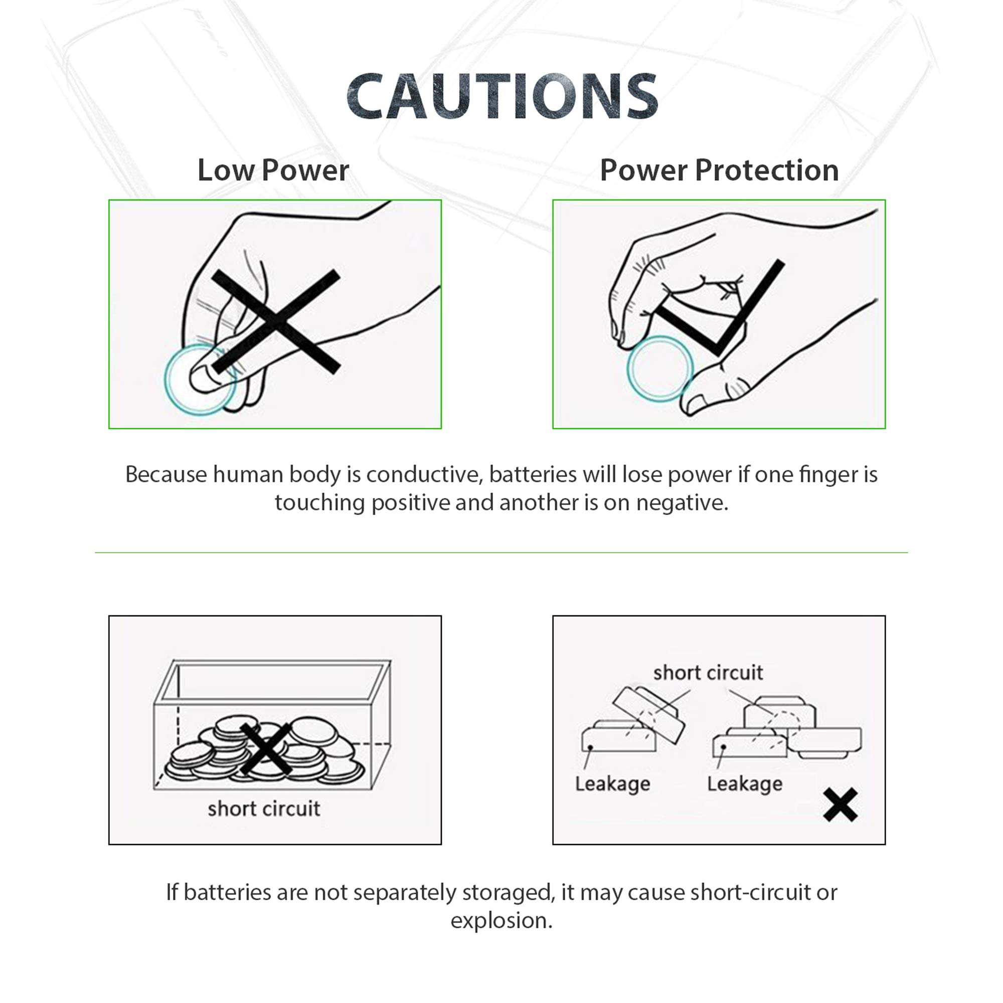 Picture of Top Power CR2032 3V Lithium Battery 3V Button Battery motherboard remote control Battery 5Pcs Silver