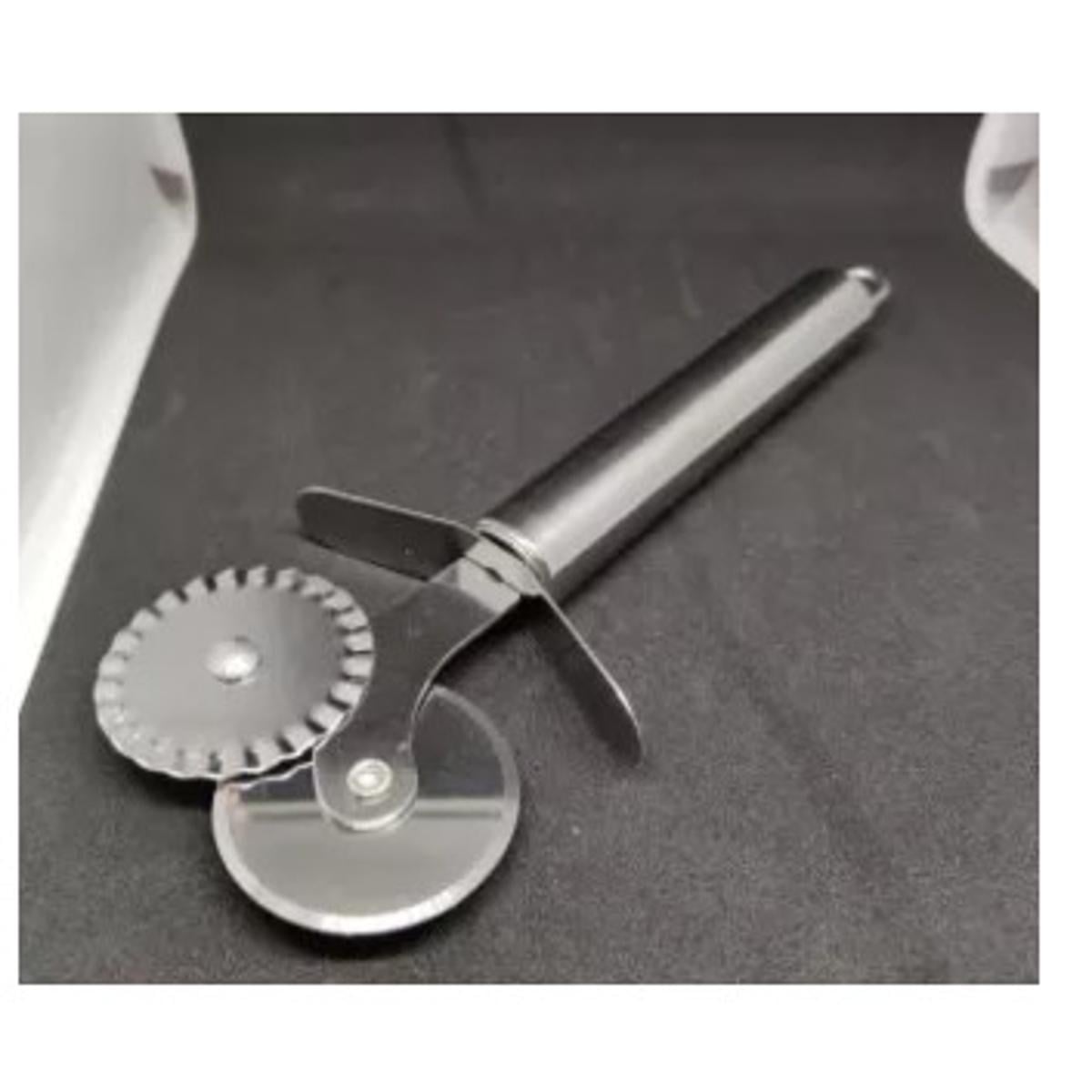 Picture of Stainless Steel Pizza Cutter 2 in 1 - SS -Silver