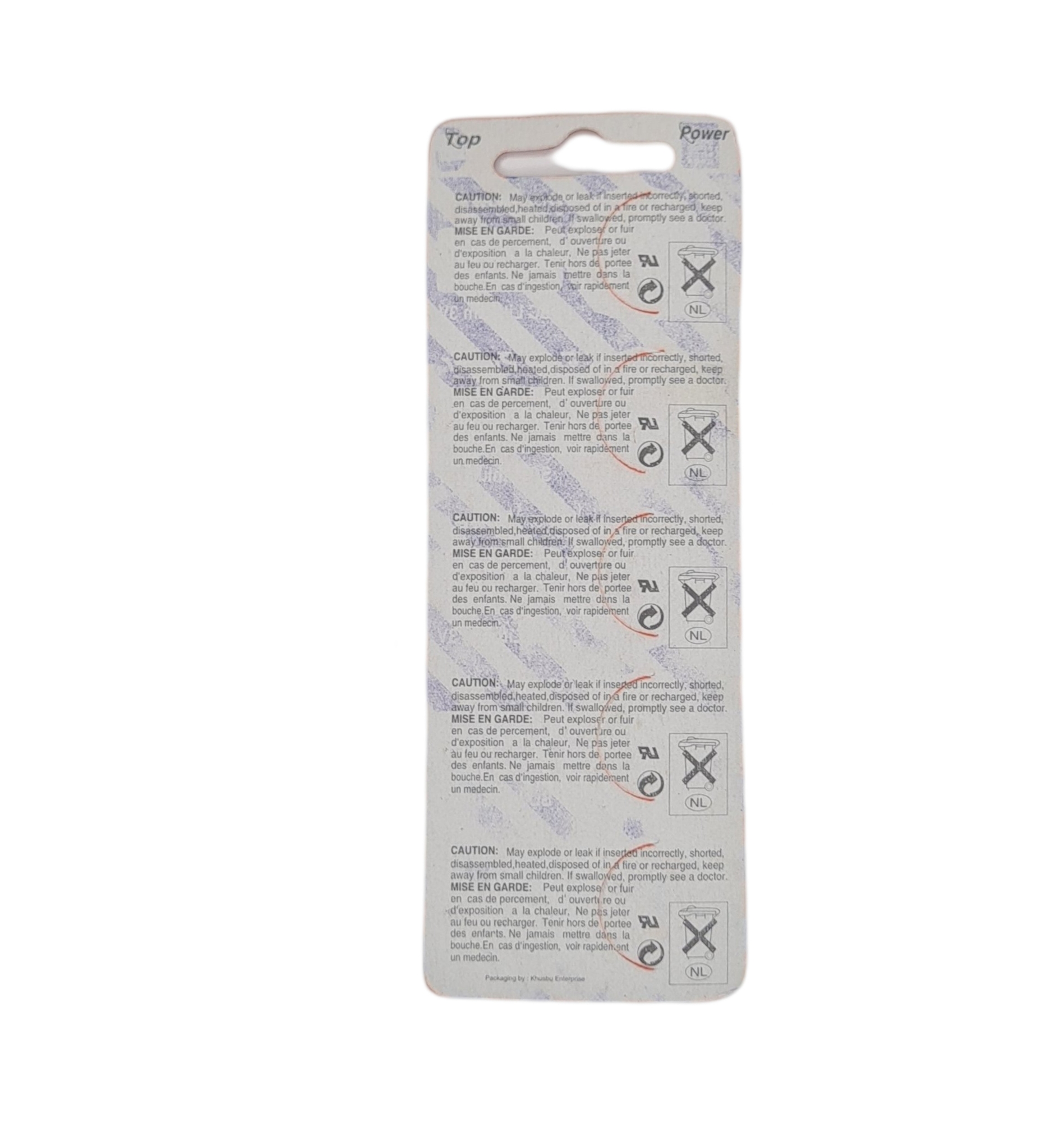 Picture of Top Power CR2032 3V Lithium Battery 3V Button Battery motherboard remote control Battery 5Pcs Silver