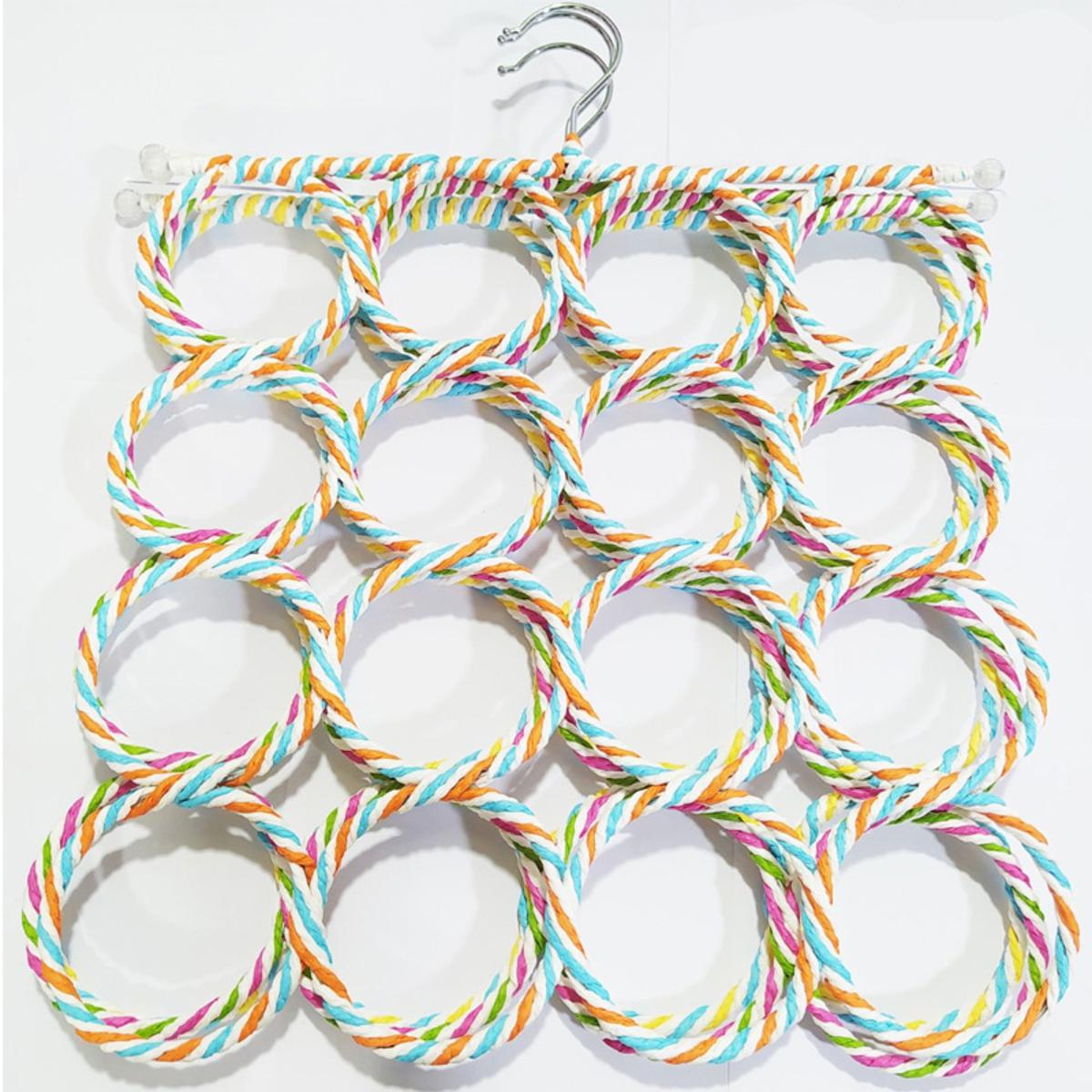Picture of Hijab Hanger For Women  (28 holes Hard Rings) -Multicolor