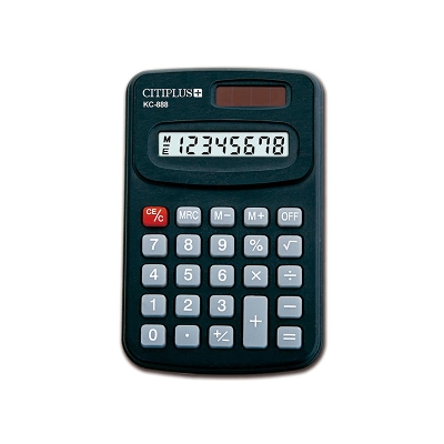 Picture of KC-888 Pocket Calculator Black